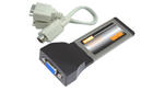 ExpressCard to RS-232 Serial Port Adapter, ST Lab, C-320, 2-Port Serial