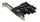 Parallel PCI Express Adapter, ST Lab, 1x Ext. 1X Int.,  PCI Express x1 Bus