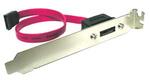 eSATA Connector For External eSATA HDD,  One Port w/Bracket