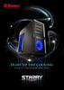 Enermax Black Mid Tower Staray Case, ECA3170-BL, front Blue LED 12cm fan (Apollish Like), No PSU