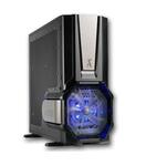 APLUS El-Diablo Super Tower ATX Case, Enormous Blue Side 360mm Fan, Huge Front 250mm Fan, No PSU
