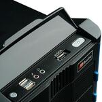 Enermax Uber Chakra case ECA5001-B with two Blue LED fans (25cm + 12cm), No PSU