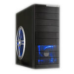 EZcool ATX Middle-Tower Case, APACHE H21,  Black, 500W Power