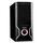 HUNTKEY Hespers H301 ATX Middle-Tower Case,  Black, w/ V-Power LW-6500HG 500W PSU
