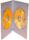 DVD Cover Jewel Case for two DVD/CD Discs, Milky Colour Base