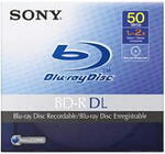 BD-R, Sony Blu-ray 50GB, Write Once Disc - Dual Layer, 2x Speed Recording