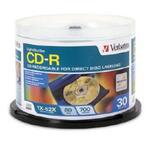 CD-R 700MB/80M, Verbatim 52x LightScribe, 30pcs Case