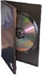 DVD Cover Jewel Case for two DVD/CD Discs, Black Colour Base