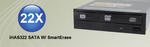 Lite-On DVD Burner, IHAS324, SATA, SmartErase, Super AllWrite, Upto 24X Write, Retail, Black