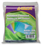 CD/ DVD Sleeve, Double CD Binder Sleeve, 50pack for 100disc