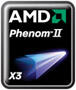 AMD PHENOM II X3 720, AM3, TRIPLE-CORE, 2.8GHz/7.5MB CACHE/95W, HDZ720WFGIBOX