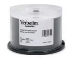 CD-R 700MB/80M, Verbatim 52x  50 pcs, Wide Printable