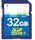 Secure Digital Card, PQI Secure Digital High Capacity (SDHC), 32GB, Class 6