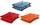 mCubed TBAN-CK Blue Colour Kit, Plastic Stand replacement for TBAN-XL