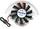Zalman VF700-AlCu (Aluminium & Copper) Video Card Cooler, 2 Ball bearings, Fan Speed: 1350 ~ 2650RPM