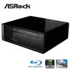 ASRock ION330HT Mini Barebone, Intel Atom 330, Nvidia ION, DVD-RW, HDMI/eSATA, Remote, Black