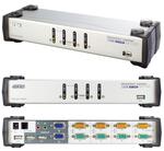Aten CS-1744C, KVM Switch 4-Port USB Dual-View KVMP Switch with cables