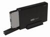 Enclosure for 3.5" SATA HDD, Welland, ME-750J, USB2/eSATA, Tool-Less,  Black