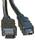 IEEE 1394a Firewire Cable 6P-4P 2m