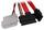 SATA Connecting cable, Slimline SATA to Molex Power + SATA Data, for Slim Optical SATA Drive to SATA