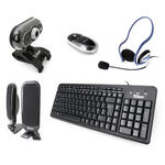 Aopen 5 in 1 Multimedia Pack, includes : PS2 Keyboard , USB Mouse , Speakers , Webcam and Headset in