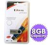 EZcool 8GB USB2.0 Flash Drive Silver/Blue,  Two years warranty