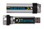 Corsair USB 2.0 Drive, "Survivor", 32GB Flash, up to 19Mb/sec, Water Res., Anti-Shock, 10 Year Wnty