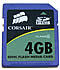 Corsair 4GB Secure Digital High Capacity (SDHC) Card,  SDHC card reader included
