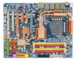 Gigabyte S775, GA-EP45-DQ6, P45, FSB1600, DDR2, 2xPCIEx16, ATI CrossFireX, 4xGL, ATX, DES