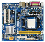 Gigabyte Socket AM2, GA-M61PME-S2, GeForce6100/nForce 430 Chipset, DDR2 800, PCI-e 16x, VGA