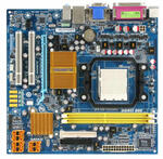 Gigabyte Socket AM2+, GA-MA74GM-S2H, AMD 740G Chipset, DDR2 800, PCI-e x16, VGA, DVI/H