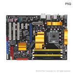 Asus S775, P5Q, ExpGate, P45, DDR2, FSB1600, RAID, GBLAN, 2x1394a, ATX, PCIe 2.0