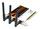 D-Link RangeBoosterTM N 650 
Wireless LAN PCI Adapter

STANDARDS  : IEEE 802.11n (draft) 
             IEEE 802.11g 
             IEEE 802.11b 
INTERFACE  : 32-bit PCI 
WLESS FREQ RANGE : 2.4GHz to 2.4835GHz 
SECURITY : Wi-Fi Protected Access (WPA, WPA2) 
LED : Link, Activity 
DIMENSIONS:  ...