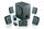 Creative Inspire P5800 5.1 Speakers, 8W RMS x 4, 18W RMS x 1 centre speaker, Subwoofer: 22W RMS, 80dB SNR signal-to-noise ratio, Bundled accessories: wired remote control, one triple stereo-to-stereo audio cable, Power supply adapter.