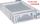 Mobile rack Hard Drive IDE. Lian Li Aluminum RH421, Silver