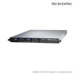Asus Server BareBone System, RS120-E4/PA2, 1RU, Socket 775, DDR2 533/667, VGA/2xGlan/2xHot Swap SATA