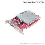 Asus Radeon HD2400Pro, PCI-e, 256MB 64Bit DDR2, DVI/VGA/HDTV