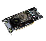 XFX GeForce 9800GT, T98G-YDFH, 512MB GDDR3, 600MHz@1.8GHz, PCIe 2.0, Dual DVI, SLI, Single Slot Fan