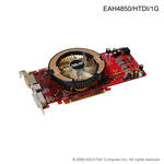 Asus EAH4850-HTDI-1G,  RV770PRO,1G,DDR3,PCIE2.0,DVI,HDTV