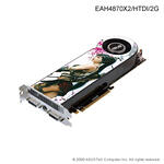 Asus EAH4870 X2, RADEON, R700, 2G, DDR5, PCIE2.0, DVI, HDTV, HDCP, HDMI
