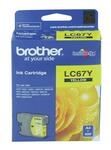 lc-67y brother cartridge yellow printer