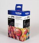 lc73bk 2pk pack twin cartridge black