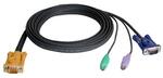 2l-5206p ps2m cable connector aten