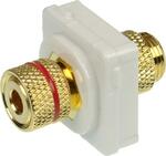 p4644red speaker connector banana mounted