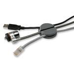 64614 puck management cable 2pack