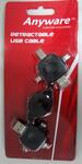 usb-kit20 black cable retractable anyware
