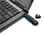 built-in 256-bit 16gb drive padlock