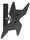 th-2040-vtr display wall mount-black telehook atdec
