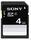 card memory sony sdhc sf4n4