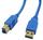 40usb3ambm3 blue light gold am-bm cable